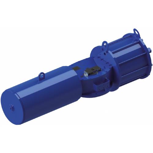 PITEL heavy duty spring return actuator