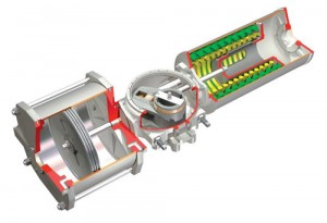 PITEL heavy duty actuator cutaway